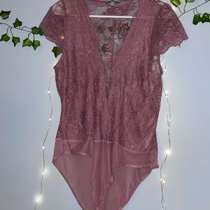 Lacy bodysuit